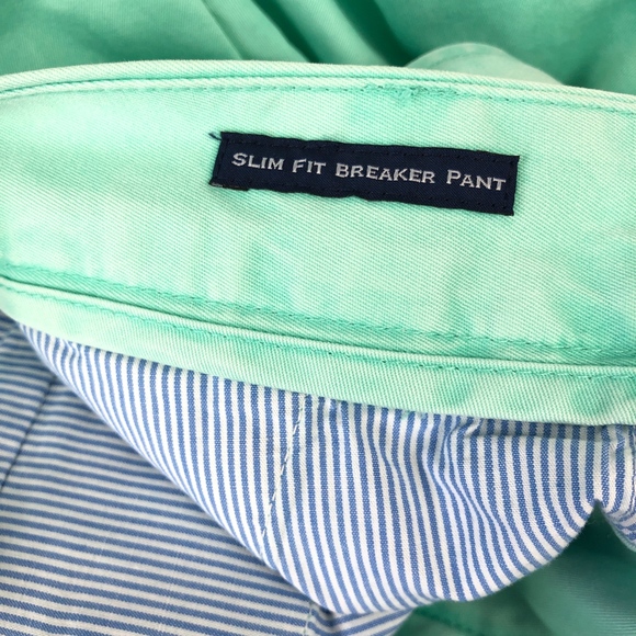 Vineyard Vines | Slim Fit Breaker Pant Teal Aqua - Picture 5 of 5